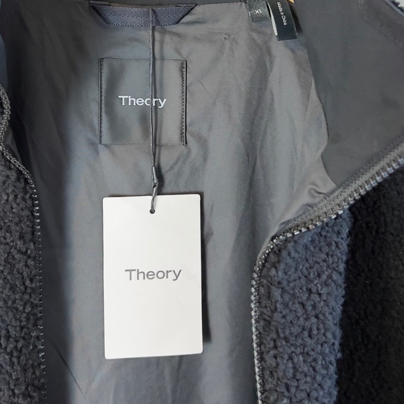 Theory Classon Fall Fleece Full Zip Jacket - Picture 11 of 12